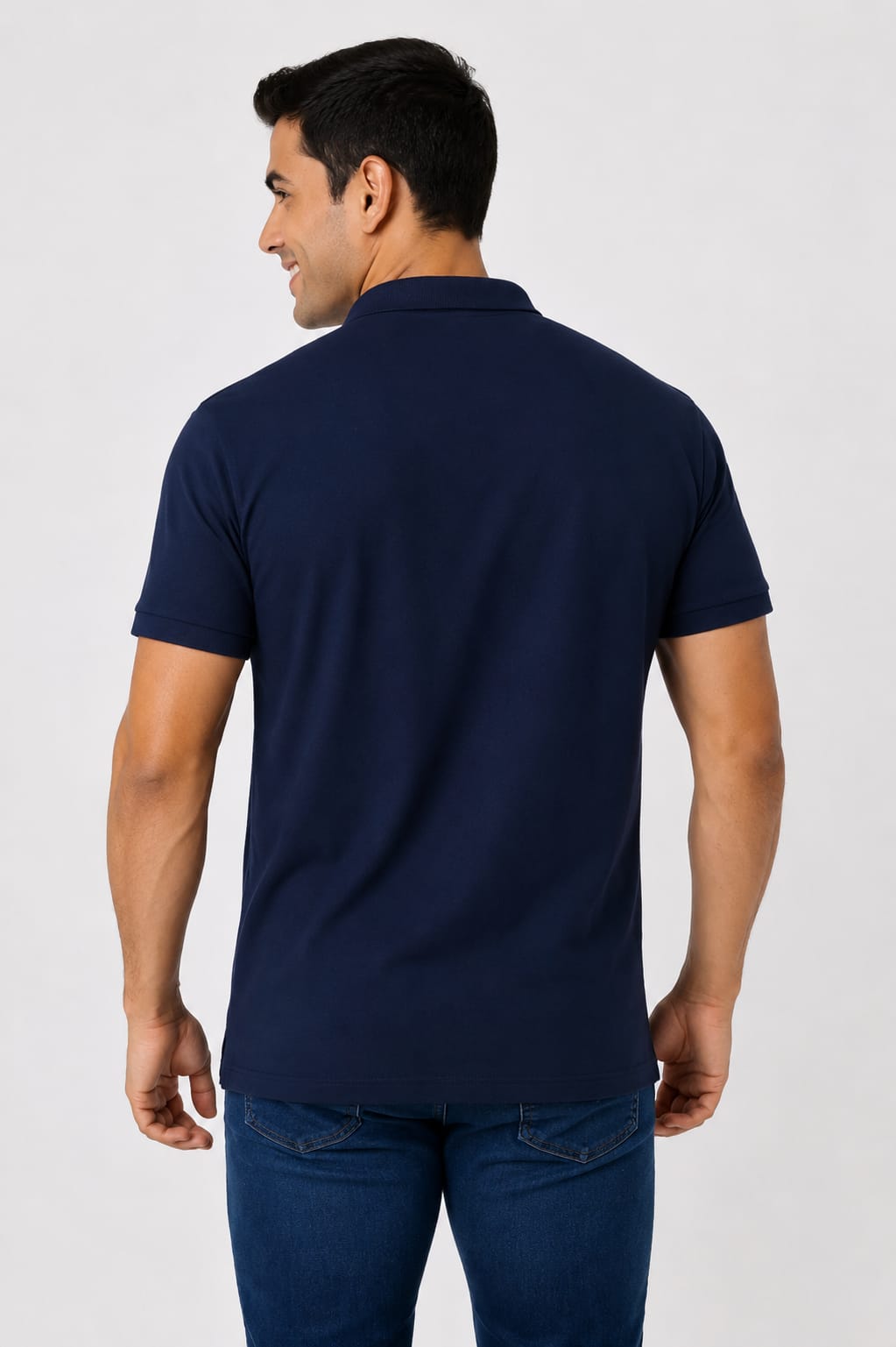 564140 - Polo Masculina 65% Poliester e 35% Viscose.