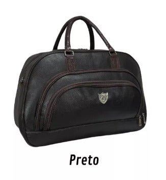 16103A - OFERTAS DA SEMANA - Bolsa Mala De Mão Viagem Grande Couro Sintetico.
