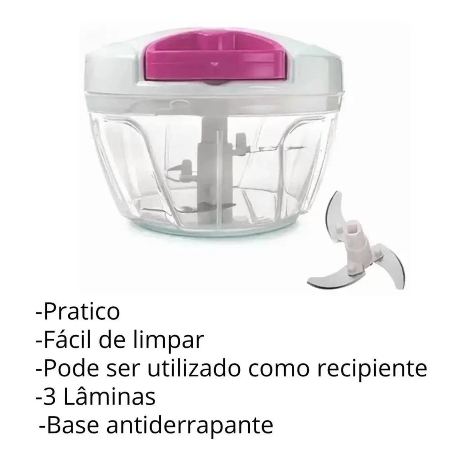 19083A – OFERTAS DA SEMANA - Triturador de Alho Manual.