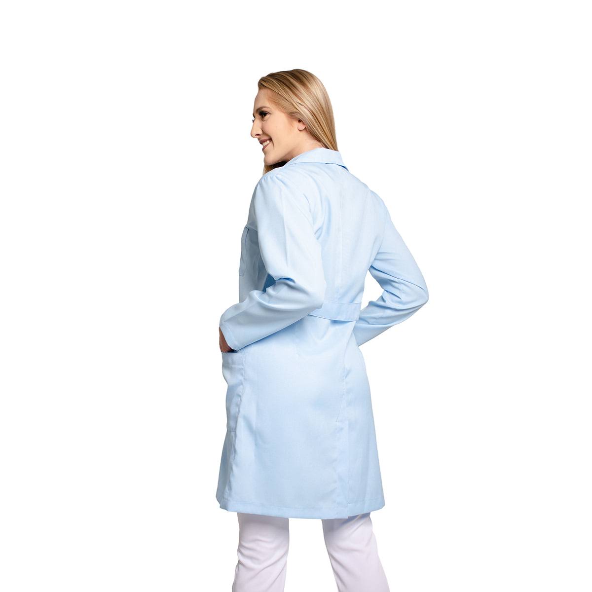 811000 - OFERTAS RELÂMPAGO - Jaleco Fem. Tecido Oxford Gola Normal Manga Longa.