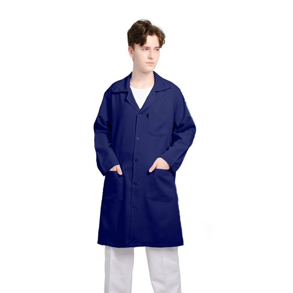 911001 - OFERTAS RELÂMPAGO  - Jaleco Masc. Oxford Gola Normal Manga Longa.
