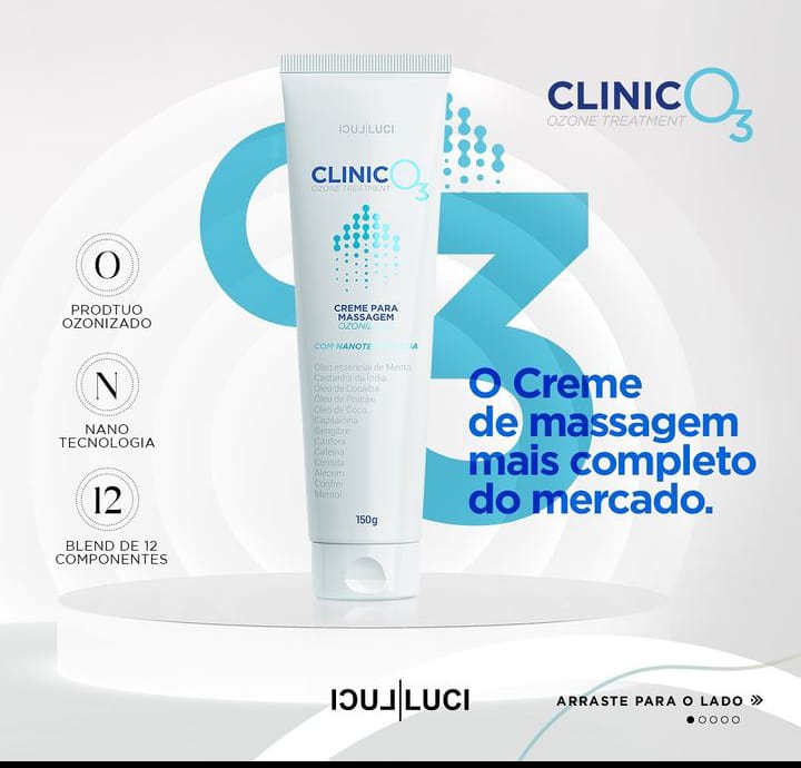 24103E - OFERTAS RELÂMPAGO - Clinc Creme de Massagem mais Completo 150 gramas.