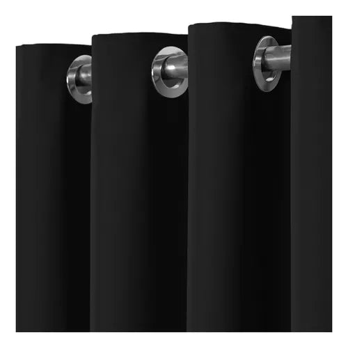 23124A - OFERTAS DA SEMANA - Cortina Blackout Americano Tecido, 150 x 250 Sala e Quarto.