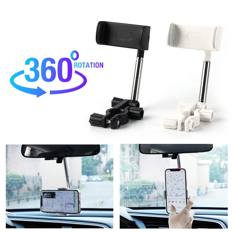 10001A - Suporte Para Celular Veicular Multifuncional Ajustável Rotação 360 Graus