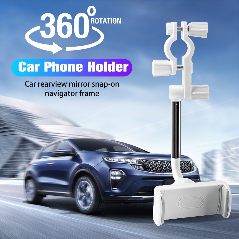 10001A - Suporte Para Celular Veicular Multifuncional Ajustável Rotação 360 Graus