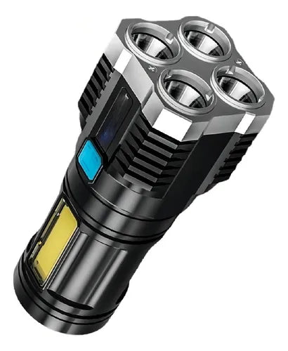 300925E - OFERTAS DA SEMANA - Alta Potência Alcance 7led +cob Lanterna Usb Recarregável Cor da lanterna Preto Cor da luz Branco.